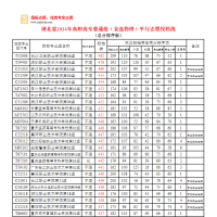 湖北省2024年高职高专普通批（首选物理）平行志愿投档线——总分排序版